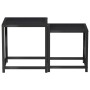 Mesas de centro 2 unidades MDF negro de vidaXL, Mesas auxiliares - Ref: Foro24-331658, Precio: 36,93 €, Descuento: %