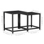 Mesas de centro 2 unidades MDF negro de vidaXL, Mesas auxiliares - Ref: Foro24-331658, Precio: 36,93 €, Descuento: %