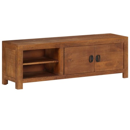 Mueble de TV de madera maciza de mango 120x30x40 cm de vidaXL, Muebles TV - Ref: Foro24-247941, Precio: 183,00 €, Descuento: %