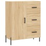 High oak-colored plywood sideboard 69.5x34x180 cm by vidaXL, Sideboards - Ref: Foro24-3189456, Price: 168,29 €, Discount: %