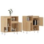 Sideboards 2 Stück Sonoma-Eichensperrholz von vidaXL, Sideboards - Ref: Foro24-3190128, Preis: 112,01 €, Rabatt: %