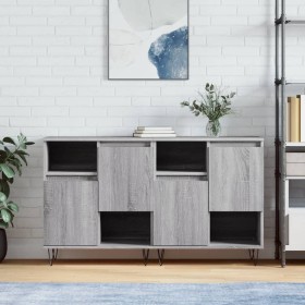 Sideboards 2 pieces Sonoma gray plywood by vidaXL, Sideboards - Ref: Foro24-3190131, Price: 111,99 €, Discount: %