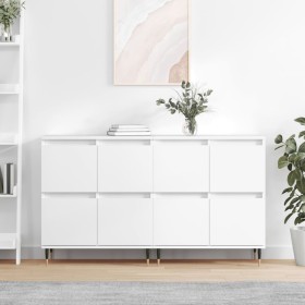 Sideboards 2 pieces white plywood by vidaXL, Sideboards - Ref: Foro24-3190165, Price: 126,42 €, Discount: %