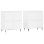 Sideboards 2 Stück weißes Sperrholz von vidaXL, Sideboards - Ref: Foro24-3190165, Preis: 127,59 €, Rabatt: %