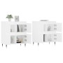 Sideboards 2 Stück weißes Sperrholz von vidaXL, Sideboards - Ref: Foro24-3190165, Preis: 127,59 €, Rabatt: %