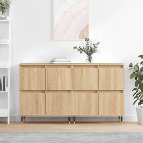 Sideboards 2 pieces sonoma oak plywood by vidaXL, Sideboards - Ref: Foro24-3190168, Price: 179,61 €, Discount: %