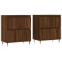 Sideboards 2 pieces oak brown plywood by vidaXL, Sideboards - Ref: Foro24-3190172, Price: 132,63 €, Discount: %