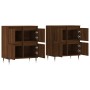 Sideboards 2 Stück Eichenbraunes Sperrholz von vidaXL, Sideboards - Ref: Foro24-3190172, Preis: 132,76 €, Rabatt: %