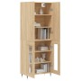 Aparador alto madera contrachapada color roble 69,5x34x180 cm de vidaXL, Aparadores - Ref: Foro24-3195718, Precio: 159,45 €, ...