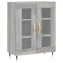 High sideboard sonoma gray plywood 69.5x34x180 cm by vidaXL, Sideboards - Ref: Foro24-3195721, Price: 151,92 €, Discount: %