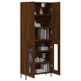 Tall oak brown plywood sideboard 69.5x34x180 cm by vidaXL, Sideboards - Ref: Foro24-3195746, Price: 156,99 €, Discount: %