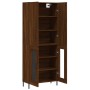 Tall oak brown plywood sideboard 69.5x34x180 cm by vidaXL, Sideboards - Ref: Foro24-3195746, Price: 156,99 €, Discount: %