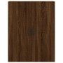 Aparador alto madera contrachapada marrón roble 69,5x34x180 cm de vidaXL, Aparadores - Ref: Foro24-3195746, Precio: 158,07 €,...