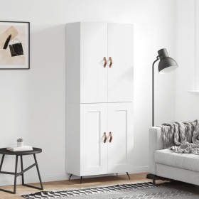 High glossy white plywood sideboard 69.5x34x180 cm by vidaXL, Sideboards - Ref: Foro24-3195765, Price: 149,99 €, Discount: %