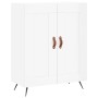 Aparador alto madera contrachapada blanco brillo 69,5x34x180 cm de vidaXL, Aparadores - Ref: Foro24-3195765, Precio: 149,99 €...