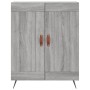 Aparador alto madera contrachapada gris sonoma 69,5x34x180 cm de vidaXL, Aparadores - Ref: Foro24-3195769, Precio: 140,99 €, ...