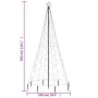 Christmas tree with metal pole 500 cold white LEDs 3 m by vidaXL, Christmas trees - Ref: Foro24-328626, Price: 117,79 €, Disc...