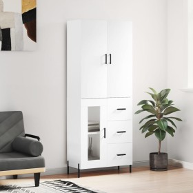 Tall white plywood sideboard 69.5x34x180 cm by vidaXL, Sideboards - Ref: Foro24-3195963, Price: 178,99 €, Discount: %