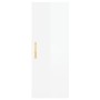 Aparador alto madera contrachapada blanco brillo 34,5x34x180 cm de vidaXL, Aparadores - Ref: Foro24-3198835, Precio: 115,07 €...