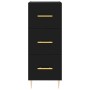 Black plywood sideboard 34.5x34x180 cm by vidaXL, Sideboards - Ref: Foro24-3198842, Price: 109,99 €, Discount: %