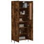 Tall smoked oak plywood sideboard 69.5x34x180 cm by vidaXL, Sideboards - Ref: Foro24-3199566, Price: 162,99 €, Discount: %