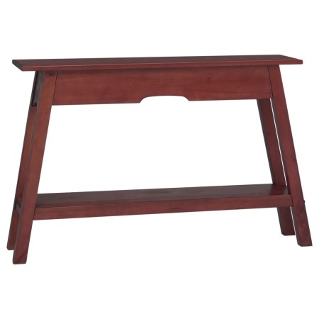 Mesa consola madera maciza de caoba marrón 110x30x75 cm de vidaXL, Mesas auxiliares - Ref: Foro24-337889, Precio: 78,02 €, De...