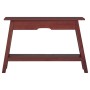 Mesa consola madera maciza de caoba marrón 110x30x75 cm de vidaXL, Mesas auxiliares - Ref: Foro24-337889, Precio: 78,02 €, De...