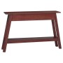 Mesa consola madera maciza de caoba marrón 110x30x75 cm de vidaXL, Mesas auxiliares - Ref: Foro24-337889, Precio: 78,02 €, De...