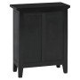 Solid black mahogany wood nightstand 60x30x75 cm by vidaXL, Sideboards - Ref: Foro24-337887, Price: 154,50 €, Discount: %