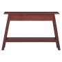 Mesa consola madera maciza de caoba marrón 110x30x75 cm de vidaXL, Mesas auxiliares - Ref: Foro24-337889, Precio: 78,02 €, De...