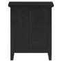 Solid black mahogany wood nightstand 60x30x75 cm by vidaXL, Sideboards - Ref: Foro24-337887, Price: 154,50 €, Discount: %