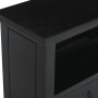 Solid black mahogany wood nightstand 60x30x75 cm by vidaXL, Sideboards - Ref: Foro24-337887, Price: 154,50 €, Discount: %