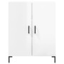 High glossy white plywood sideboard 69.5x34x180 cm by vidaXL, Sideboards - Ref: Foro24-3195733, Price: 156,99 €, Discount: %