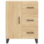 Tall plywood oak-colored highboard 69.5x34x180 cm by vidaXL, Sideboards - Ref: Foro24-3189472, Price: 162,99 €, Discount: %