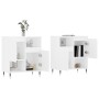 Aparadores 2 piezas madera contrachapada blanco de vidaXL, Aparadores - Ref: Foro24-3190117, Precio: 114,21 €, Descuento: %