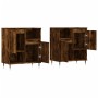 2-teilige Sideboards geräuchertes Eichensperrholz von vidaXL, Sideboards - Ref: Foro24-3190122, Preis: 109,35 €, Rabatt: %