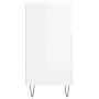 Aparadores 2 uds madera contrachapada blanco brillo de vidaXL, Aparadores - Ref: Foro24-3190127, Precio: 118,43 €, Descuento: %