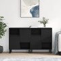 2 Stück Sideboards aus schwarzem Sperrholz von vidaXL, Sideboards - Ref: Foro24-3190134, Preis: 150,68 €, Rabatt: %