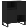 Display cabinets 2 units plywood black by vidaXL, Sideboards - Ref: Foro24-3190134, Price: 150,68 €, Discount: %