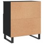 Display cabinets 2 units plywood black by vidaXL, Sideboards - Ref: Foro24-3190134, Price: 150,68 €, Discount: %