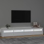 TV-Möbel mit weißen LED-Leuchten 240x35x40 cm von vidaXL, TV-Möbel - Ref: Foro24-3152762, Preis: 156,02 €, Rabatt: %