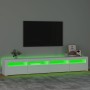 TV stand with white LED lights 240x35x40 cm by vidaXL, TV Furniture - Ref: Foro24-3152762, Price: 156,02 €, Discount: %