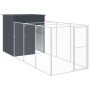 Doghouse with galvanized steel corral 165x455x181 cm by vidaXL, Dog kennels - Ref: Foro24-3189099, Price: 439,74 €, Discount: %