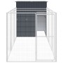 Doghouse with galvanized steel corral 165x455x181 cm by vidaXL, Dog kennels - Ref: Foro24-3189099, Price: 439,74 €, Discount: %