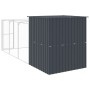 Doghouse with galvanized steel corral 165x455x181 cm by vidaXL, Dog kennels - Ref: Foro24-3189099, Price: 439,74 €, Discount: %