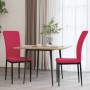 Sillas de comedor 2 unidades terciopelo rojo tinto de vidaXL, Sillas de comedor - Ref: Foro24-326098, Precio: 88,80 €, Descue...