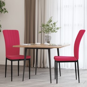 Dining chairs 2 units red velvet by vidaXL, dining chairs - Ref: Foro24-326098, Price: 88,80 €, Discount: %