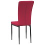 Sillas de comedor 2 unidades terciopelo rojo tinto de vidaXL, Sillas de comedor - Ref: Foro24-326098, Precio: 88,80 €, Descue...