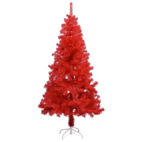 Árbol de Navidad artificial con soporte rojo PVC 150 cm de vidaXL, Arboles de navidad - Ref: Foro24-321006, Precio: 33,99 €, ...