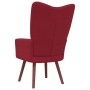 Sillón de relax de terciopelo rojo vino tinto de vidaXL, Sillones - Ref: Foro24-328056, Precio: 115,76 €, Descuento: %